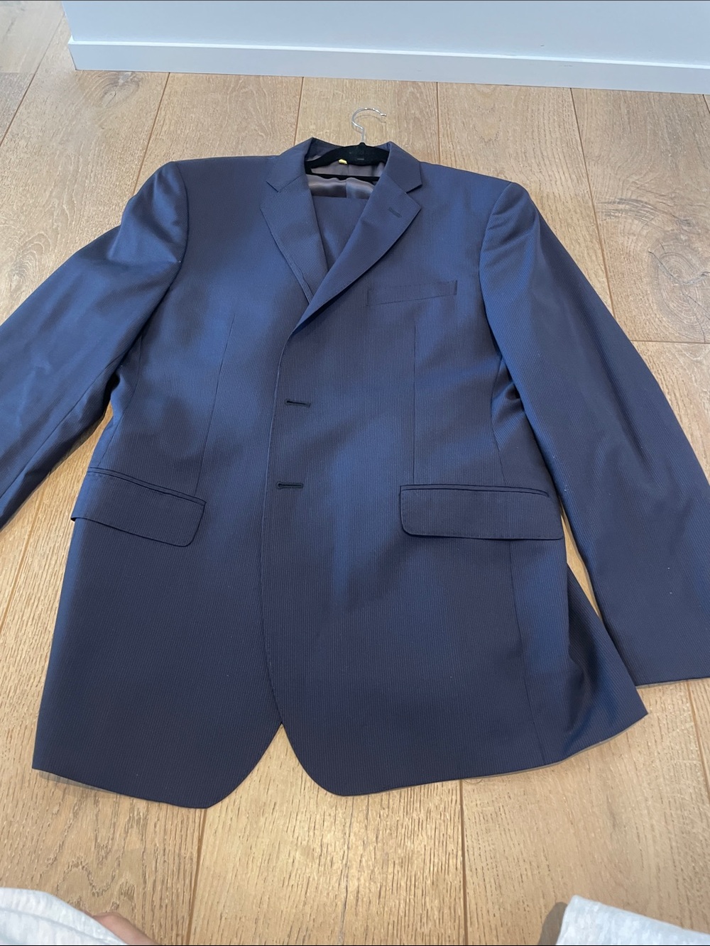 Saks Fifth Avenue Navy Single-Breasted Blazer